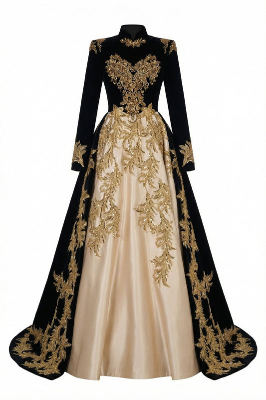 Elenor Embroidery Maxi Dress