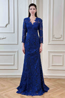 Irene Lace V-Neck Maxi Dress