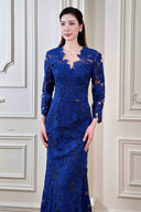 Irene Lace V-Neck Maxi Dress