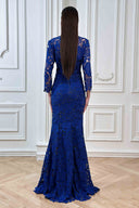 Irene Lace V-Neck Maxi Dress