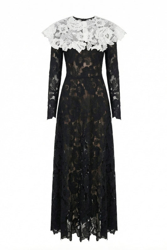 Vyn Lace A-line Maxi Dress