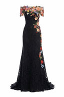 Orel Lace Applique Maxi Dress