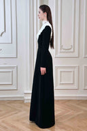 Yse Lace High Neck Maxi Dress