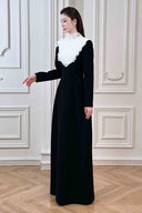 Yse Lace High Neck Maxi Dress