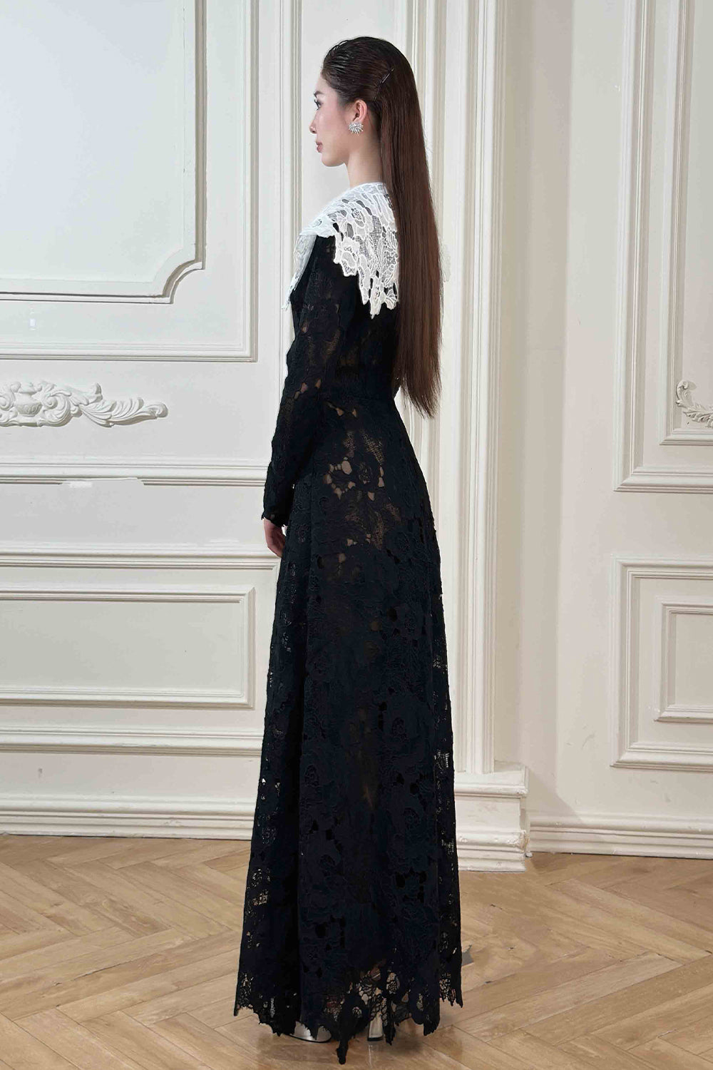 Vyn Lace A-line Maxi Dress