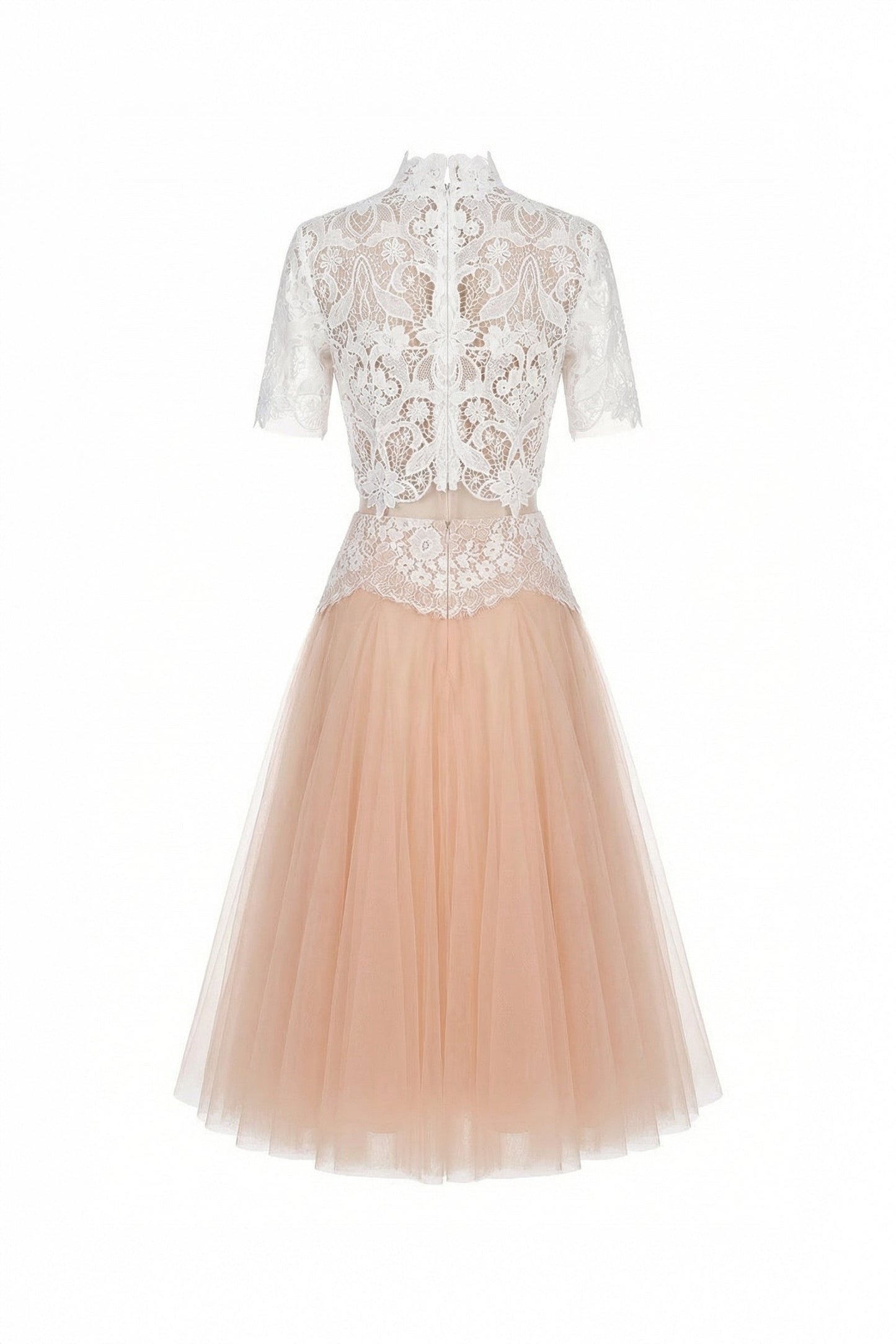 Elyne Lace High Neck Set