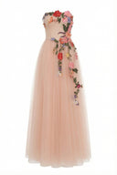 Maelle Lace Applique Maxi Dress