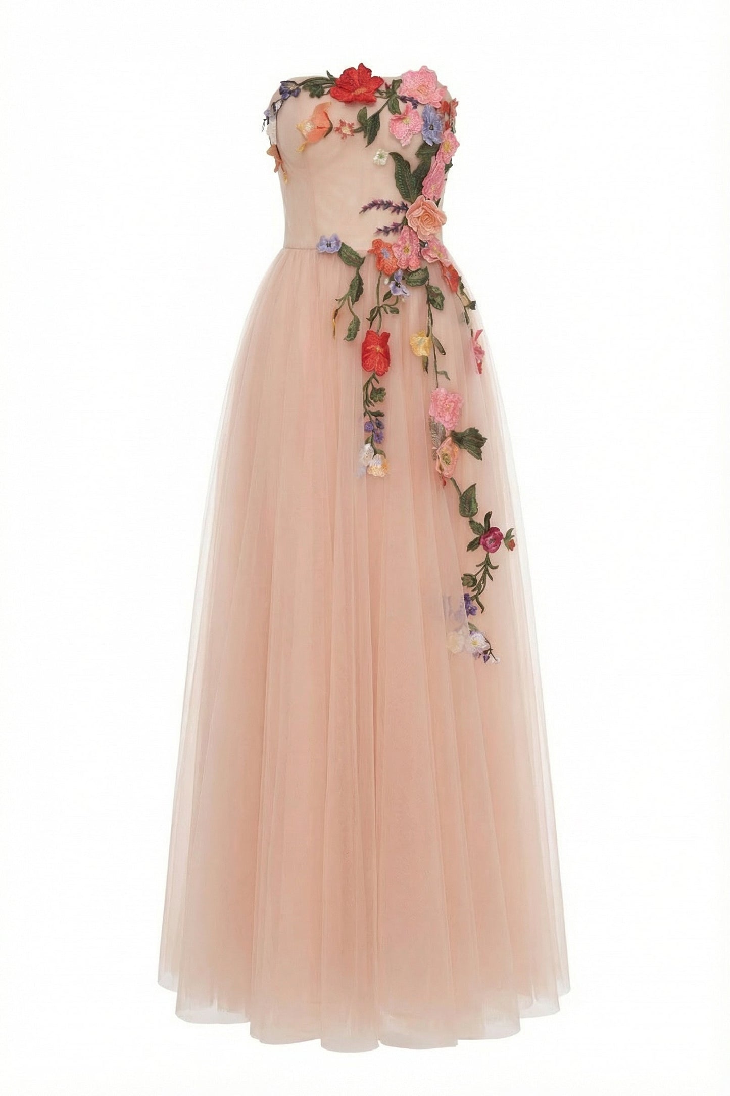 Maelle Lace Applique Maxi Dress