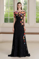 Orel Lace Applique Maxi Dress