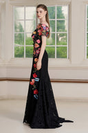 Orel Lace Applique Maxi Dress