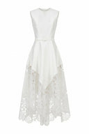 Elyn Asymmetric Midi Dress