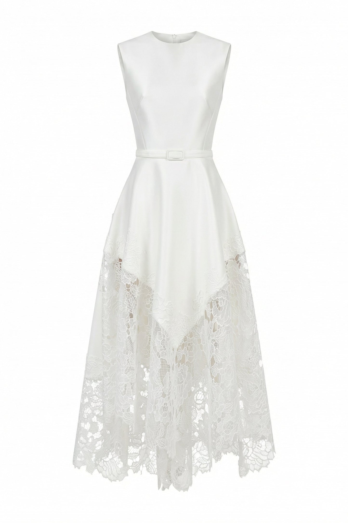 Elyn Asymmetric Midi Dress