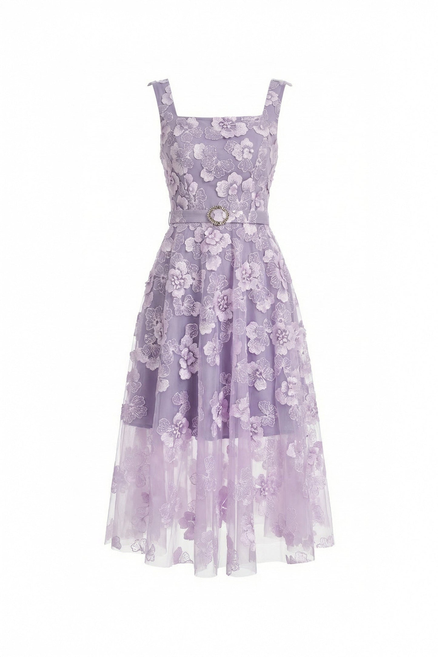 Ryn Applique Lace Midi Dress
