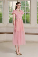 Niven Scallop Lace Midi Dress