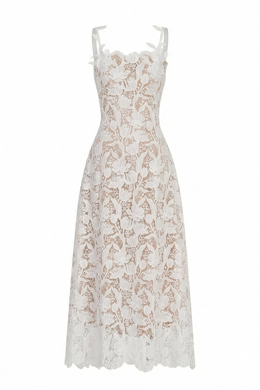 Zire Lace Midi Dress