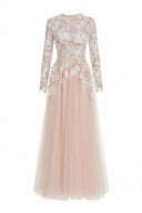 Lior Lace A-Line Maxi Dress