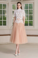 Elyne Lace High Neck Set