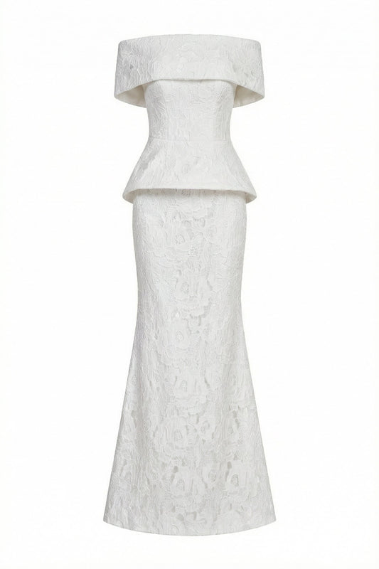 Ami Off-Shoulder Maxi Dress
