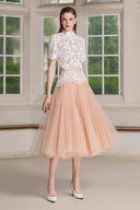Elyne Lace High Neck Set