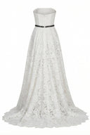 Nyl Lace Straight Across Maxi Dress