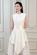 Elyn Asymmetric Midi Dress