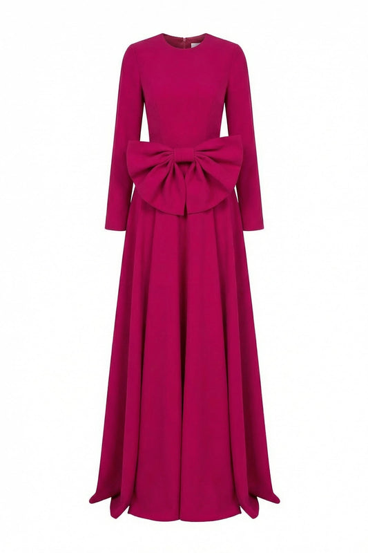 Lune Ribbon Maxi Dress
