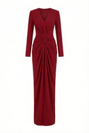 Rhea Ruched Maxi Dress