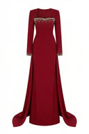 Elia Trapeze Neck Maxi Dress
