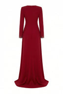 Elia Trapeze Neck Maxi Dress