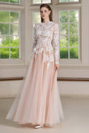 Lior Lace A-Line Maxi Dress