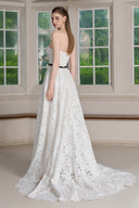 Nyl Lace Straight Across Maxi Dress