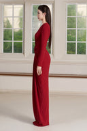 Rhea Ruched Maxi Dress