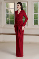Rhea Ruched Maxi Dress