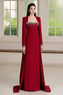 Elia Trapeze Neck Maxi Dress