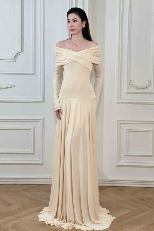 Ari Draped Maxi Dress