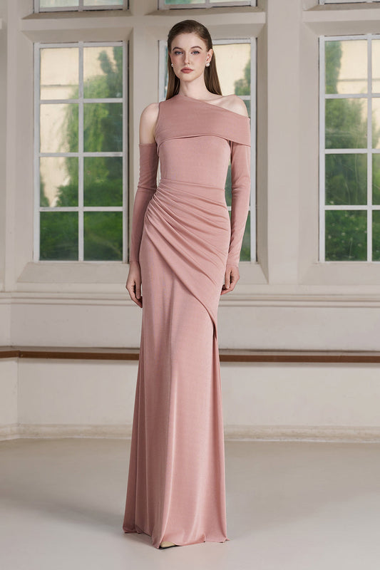 Eda Cold Shoulder Sleeve Maxi Dress