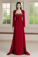 Elia Trapeze Neck Maxi Dress
