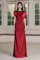 Iva Cape Sleeve Maxi Dress