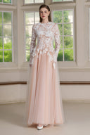 Lior Lace A-Line Maxi Dress