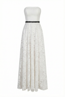 Nyl Lace Straight Across Maxi Dress